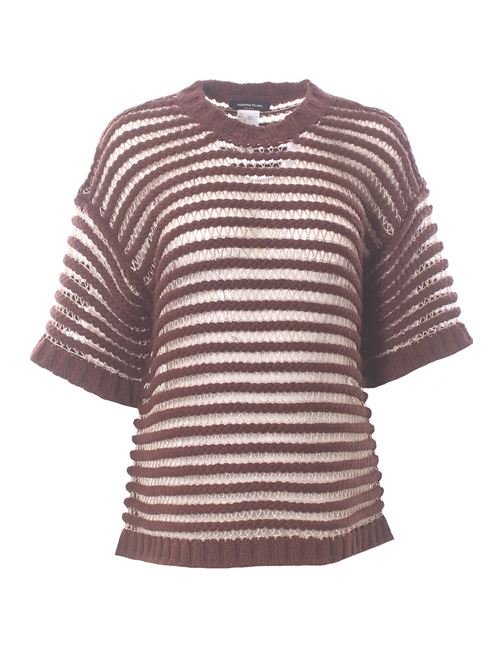 pure camel crew neck FABIANA FILIPPI | MAD215F094L5201269